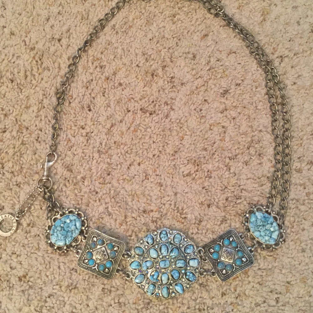 Leatherock Blue Stone Belt Item #5478